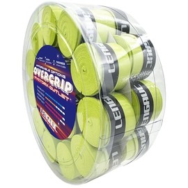 LENGAUC Tacky Overgrips,Tennis/Badminton/Pickleball/Paddle 30 Pack Apple Green Colours Anti-Slip and Absorbent Grip, Comfort Grip Tape (30 Pack 0.029 inch Apple Green Colours)