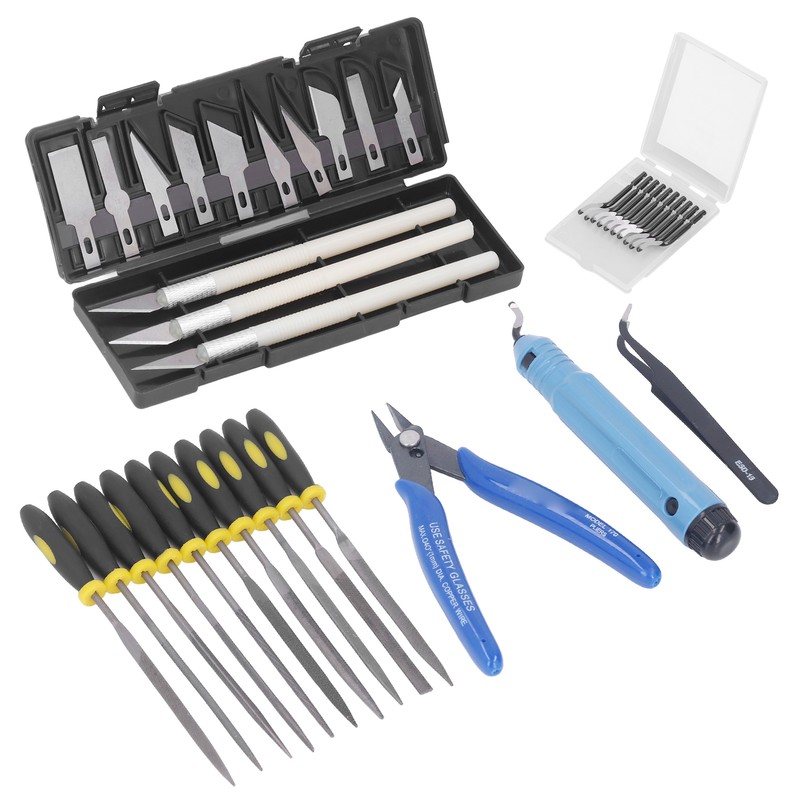 3D Printer Tool Kit Model Carving Knife Trimming File Tools