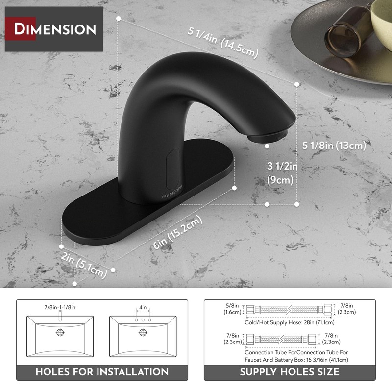PRIMSOPH Automatic Motion Sensor Hands Free Electronic Infrared Smart Commercial