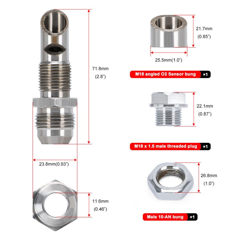 PQY SS E-VAC Exhaust Vacuum Scavenger Crank Case Vent Kit