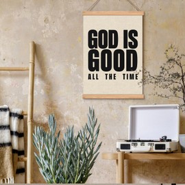 ELMCH Minimalist Christian God Is Good Wall Art Decor, 12x16 Inch