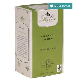 HARNEY ORGANIC GREEN Tea 20 ct tea bags boxed