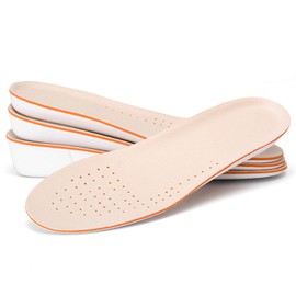 xxin Height Increase Insole 1.5 cm / 2.5 cm / 3.5 cm Breathable High Full Shoe Inserts Cushion Pads Lift Kits Lift Insoles for Men Women White