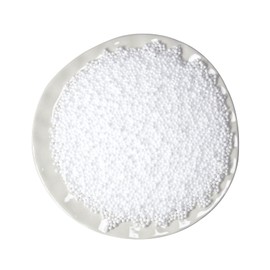 chaekoy 80,000 Pieces Foam Beads for Slime, White Polystyrene Beads for DIY Craft, Party Decoration (0.08-0.12 in)