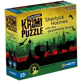 HCM Kinzel - 55173 Sherlock Holmes The Mysterious Crime Puzzle with Crime Story, Puzzle 1000 Pieces