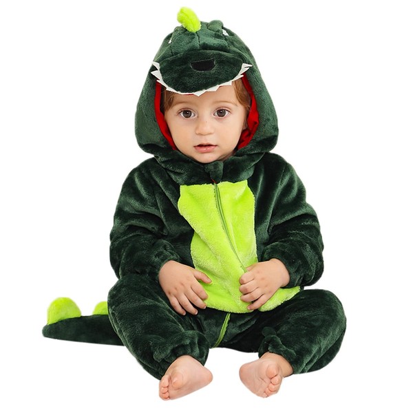 YloveM Unisex Baby Dinosaur Costume Newborn Girls Boys Rompers Zipper