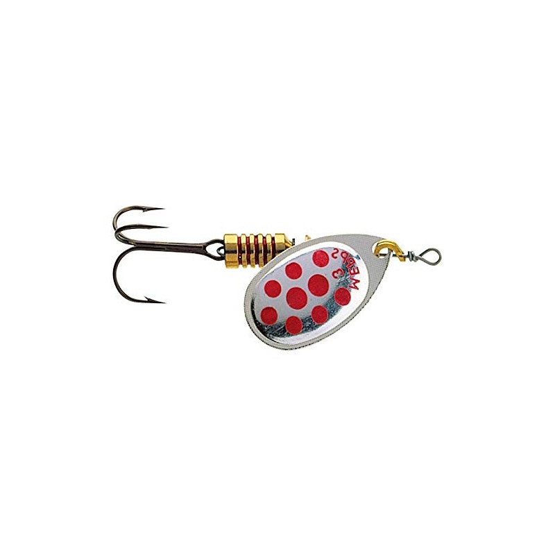 Spinner - Mepps Aglia silver/red Size: 3 - 6,50g