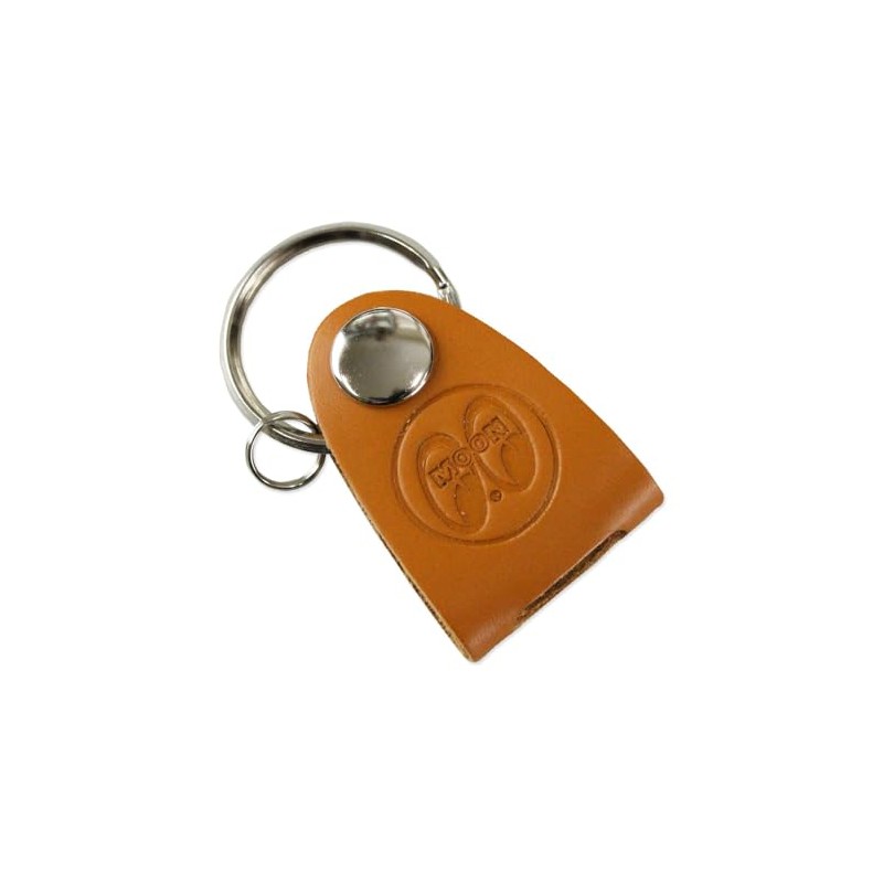 MOONEYES MOONEYES KH-MGC199BR-MON Leather Key Cap, Brown