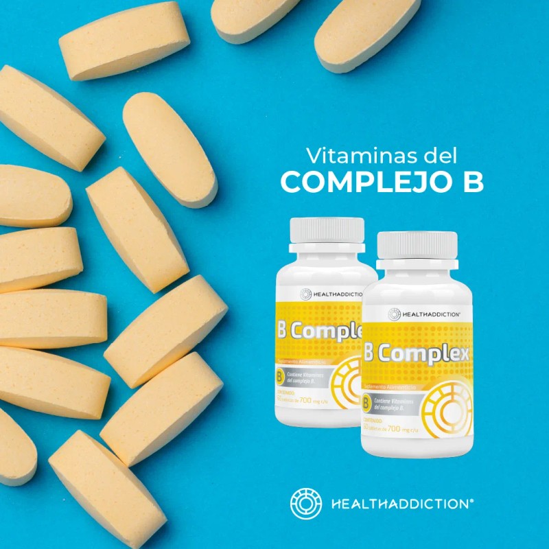 Pack Complex Healthaddiction Complejo 120 Tabletas Sabor