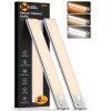 Gritin 10.2inch Under Cabinet Lighting Rechargeable -84 LED Super Bright,3-Col
