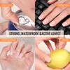 Handmade Thick Gel Nails Press On,GlimightyX Square Ombre Press On