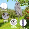 Lifreer Owl Decoy to Scare Birds Away, 3PCS Bird Scare