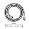 GRIFEMA COMPLENTOS-G851-SE Flexible Shower Hose, Water-Saving Hand Shower / Round