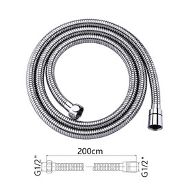 GRIFEMA COMPLENTOS-G851-SE Flexible Shower Hose, Water-Saving Hand Shower / Round Shower Head with Rain Shower and Massage Function