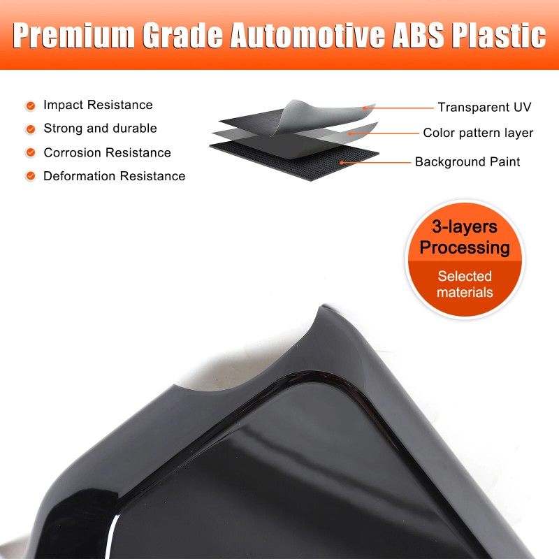 cartiangous For Toyota Land Cruiser 2024+ Side Rearview Mirror Cover