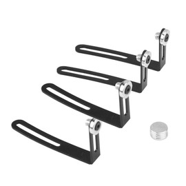 Stealth Mount Body Mount RC Body Magnet Shell Body Mount Strong Magnet Characteristics Metal Durable Long Lasting 1:10 RC Crawler Car L Bracket Set of 4 with Magnet