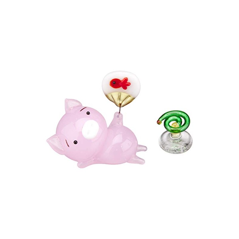 Forkart Cute Pig, Handmade, Glassware, Relaxing Summer, Pig CYK677