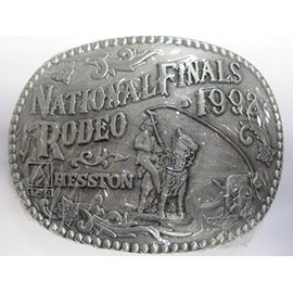 Hesston 1992 National Finals Rodeo NFR Adult Belt Buckle New in Original Shrinkwrap AGCO