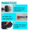 H4 Headlight Relay Harness Kit, 2-Headlight Wiring Harness and Ceramic