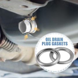 X AUTOHAUX 20 x oil drain plug seals replacement 12 mm oil pressure washer