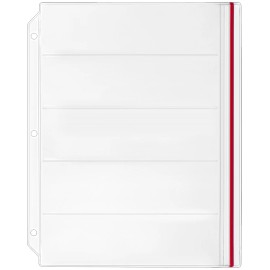 StoreSMART Binder Page for Double Point Needles - 50Pack - DP500-5-50