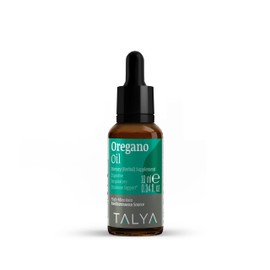 TALYA Oregano Oil 0.34 fl.oz | Oil of Oregano Liquid | Immune Support, High Carvacrol, Digestive Health | Non-GMO | Vegan | Mediterranean Oregano