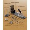 Kolvoii Pocket Hole Jig, Professional Adjustable Pocket Screw Jig for