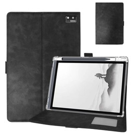 For iFLYTEK AINOTE Air 2 Electronic Paper Case with Stand Function [HVUYAL] Folio Case Premium PU Leather Full Protection Ultra Lightweight Scratch Resistant Durable iFLYTEK AINOTE Air 2 Electronic Paper for 8.2 inch Smart Cover (Black)
