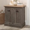 Sauder Sonnet Springs Engineered Wood Utility Stand in Pebble Pine