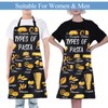 ENSIANTH Pasta Apron for Women Men Pasta Cooking Apron Italian