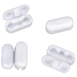 First blinds 20 Pack Replacement Vertical Roman Roller Blind Ball Chain Cord Connector Clips