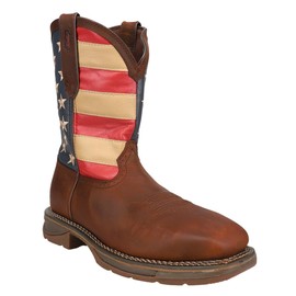 Durango Men's DB020 Western Boot, Dark Brown and Union Flag, 9.5 M US