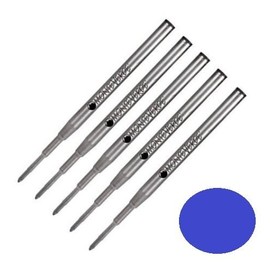 Monteverde 5 - MONTEVERDE Ballpoint Montblanc Style Pen Refill - BLUE, Medium Point, M13