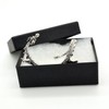 Dragon Ear Cuff Stud Earrings with Silver Tint by Serebra