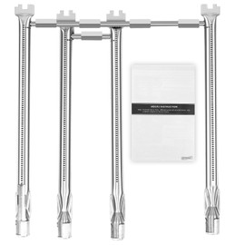 Uniflasy 69787 Grill Burner Tubes for Weber Spirit 330/335 Series, 68948 Burner for Weber Spirit E-330 Spirit SP-335 Gas Grill, 304 Stainless Steel 18 Inch Grill Burner for Weber Spirit Grill Parts