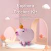 MYHUONGVN Capybara Pink Beginner's Crochet Kit – Includes Step-by-Step Video