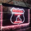 Route 66 Chicago to Los Angeles Garage Dual Color LED