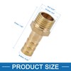 A ABSOPRO Brass Hose Fitting 8 mm Inner Diameter x
