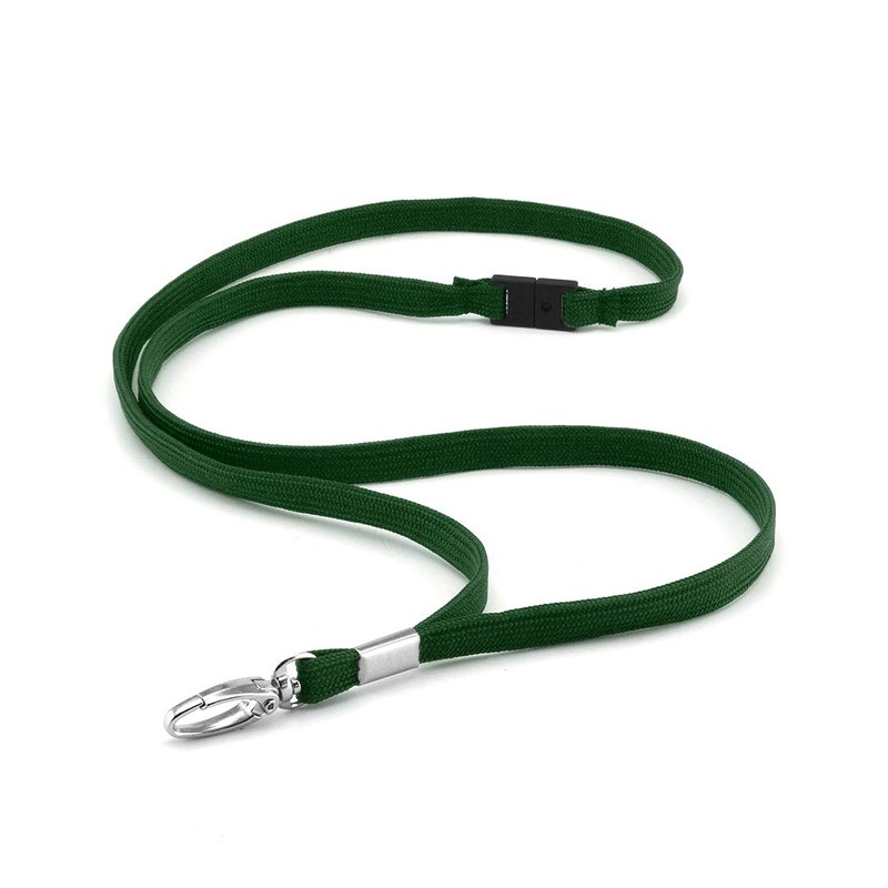 Trio Green ID Card Holder Name Plates with Lanyards Badge