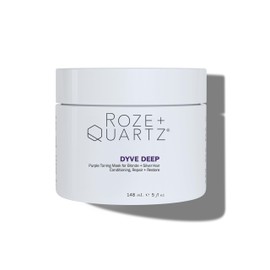 Roze + Quartz® Dyve Deep Hair Mask • Ultra Purple Toning Treatment for Blonde, Silver + Highlighted Hair (5oz)