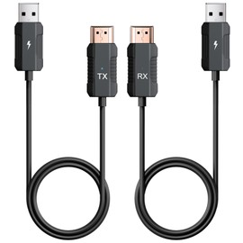 Uniytriox Wireless HDMI Transmitter and Receiver, 1080P HD HDMI wireless transmission for streaming video audio files from laptop/PC to HDTV/Projector/Monitor