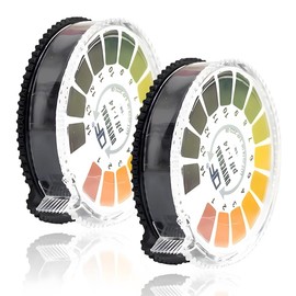 ZXUPOI 1 Roll pH Test Strips 5 m/Roll, Measuring Range 0-14, pH Paper Drinking Water on Roll, Litmus Indicator, Universal Paper, Overacidity, Body Determination, pH Value, Acid Test