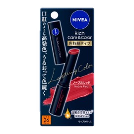 Nivea Rich Care & Color Lip, Long-lasting Type, Noble Red, 2g Lip Balm