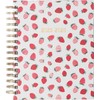 2025-2026 Eccolo Spiral Agenda Planner, Watercolor Strawberry, Weekly & Monthly