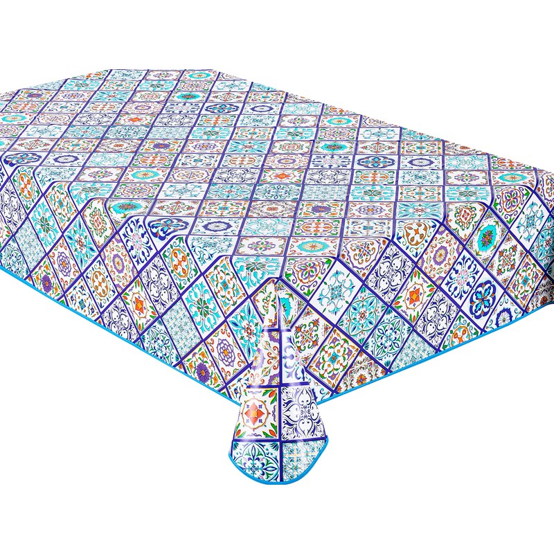 Home Direct Rectangular Oilcloth PVC Wipe Clean Tablecloth Table Cover