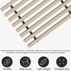 Treaton, 0.68-Inch Heavy Duty Vertical Wooden Bunkie Board/Bed Slats, Full,