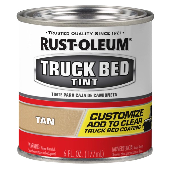 Rust-Oleum 340468 Tint Truck Bed Coating, 6 Fl Oz (Pack of 1), Tan
