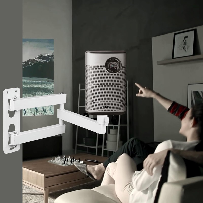 Projector Stand, Projector Wall Mount Made of Metal, Multi Angle