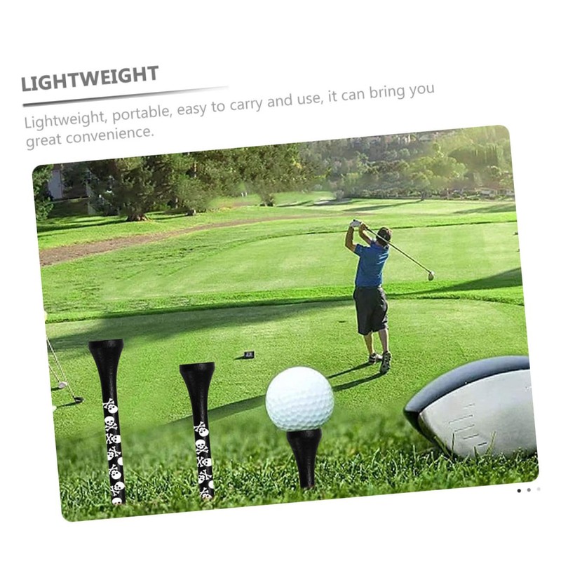 Sosoport 3sets Golf Accessories Bamboo Golf Holder Wood Tees Markers