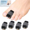 DLMDLM 4pcs Hammer Toe Straightener with Aluminum Plate, Adjustable Hammer